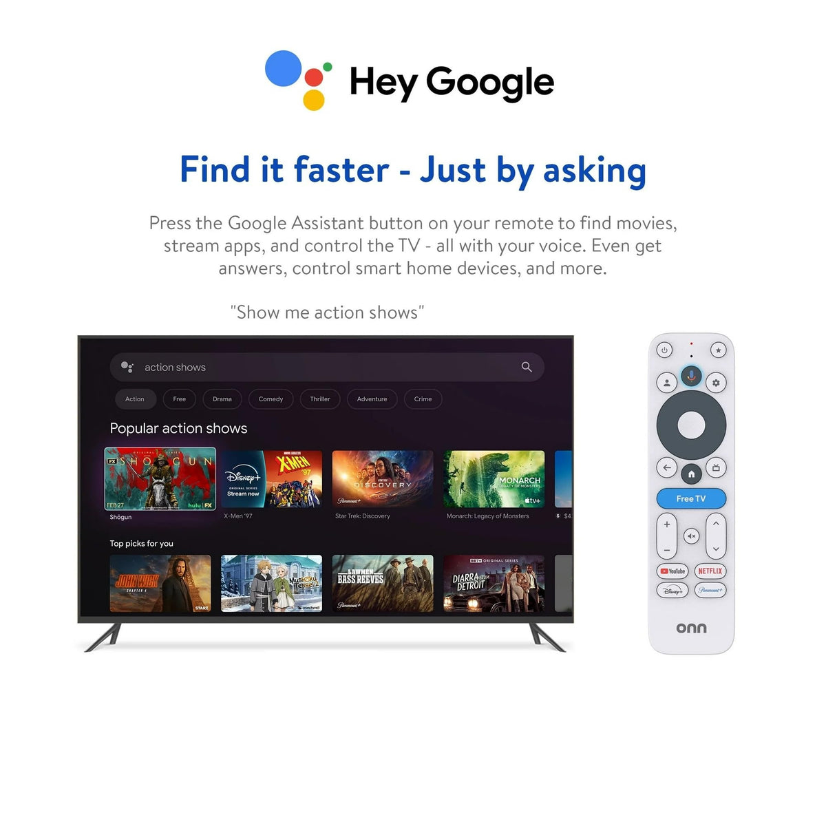 Full HD Streaming Device with Voice Control Remote M4522