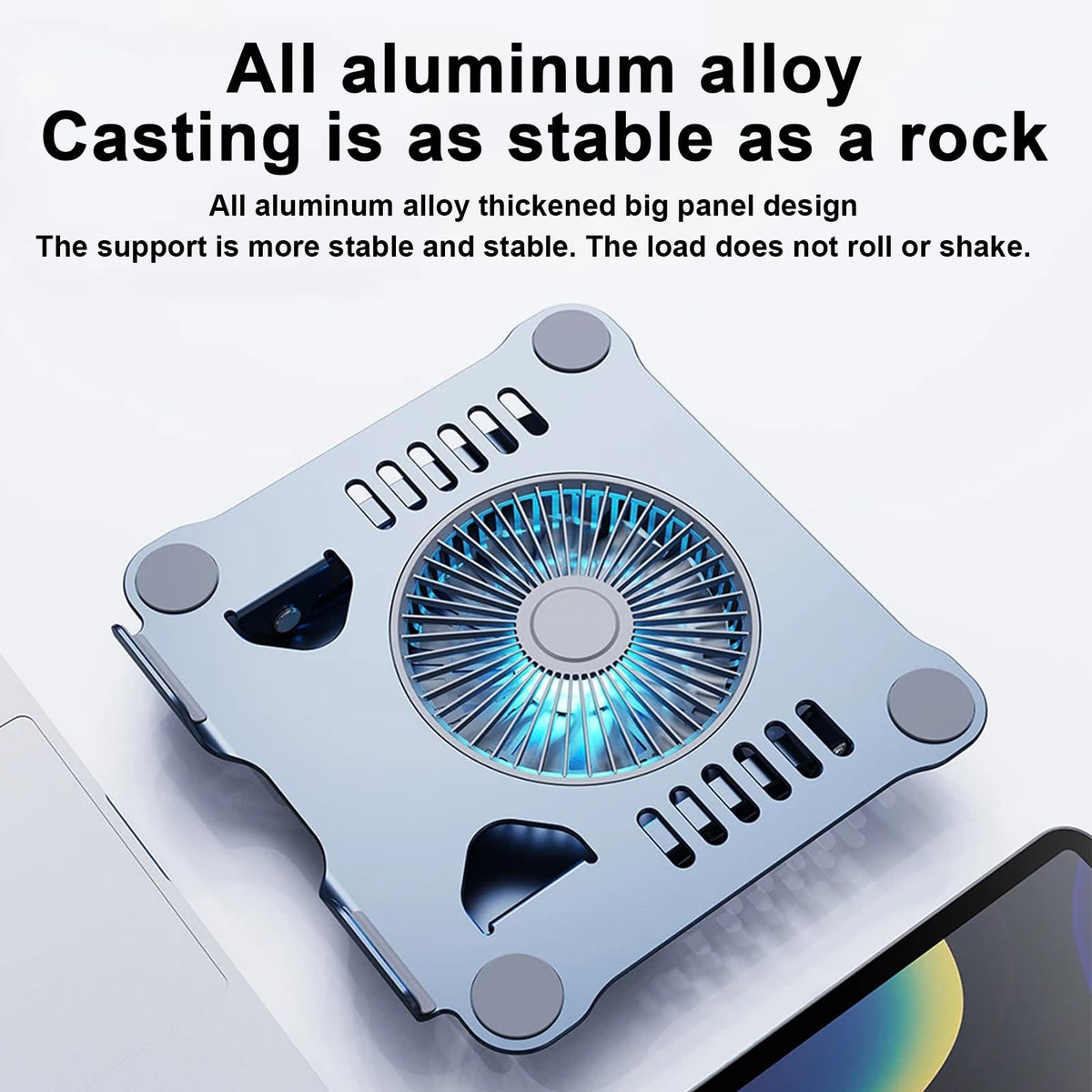 Laptop Cooling Pad Stand Blue & Gray Z9071