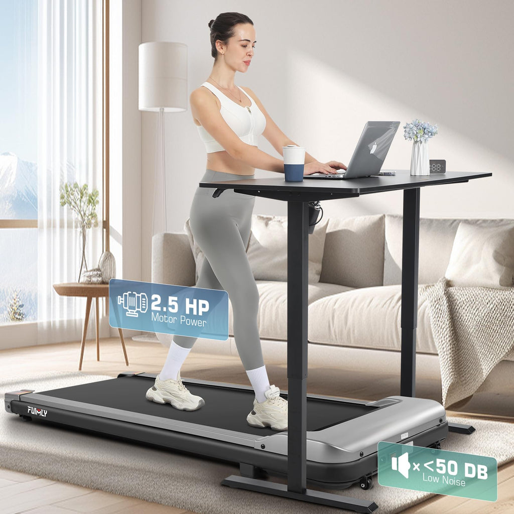 3 in 1 Under Desk Treadmill 2.5 HP Portable V683