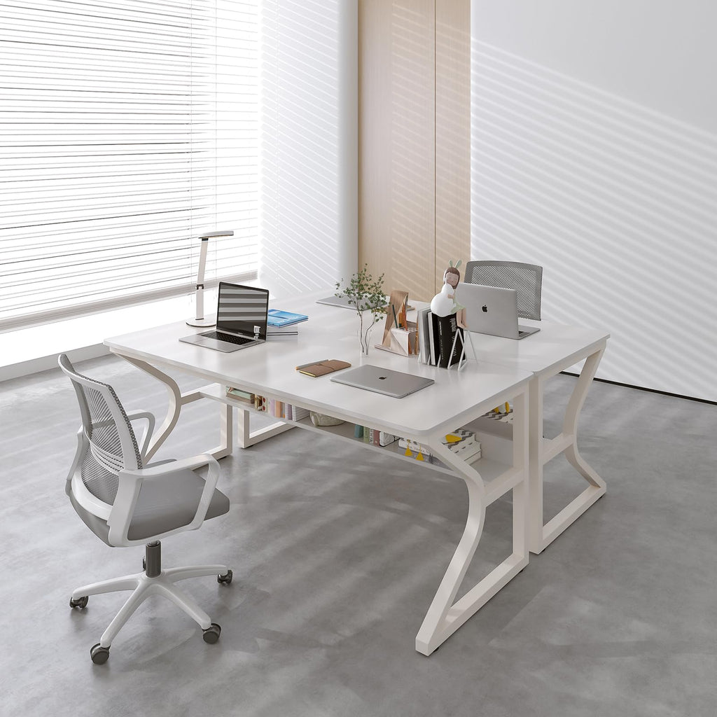 55-Inch Extra Long Desk with Storage Shelf H945