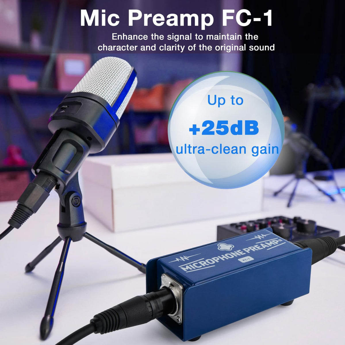 Dynamic Mic Preamp Gain Booster N20544