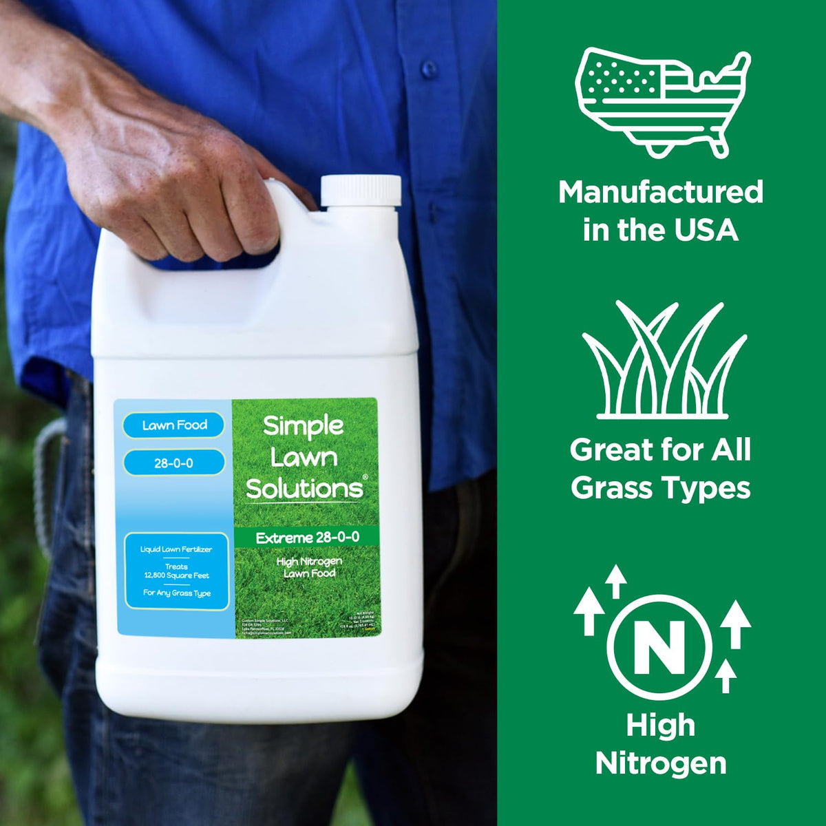 High Nitrogen 28-0-0 Liquid Fertilizer 1 Gallon U667