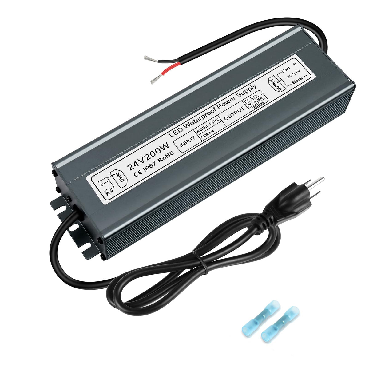 24V 200W IP67 Waterproof LED Driver Power Supply J51079