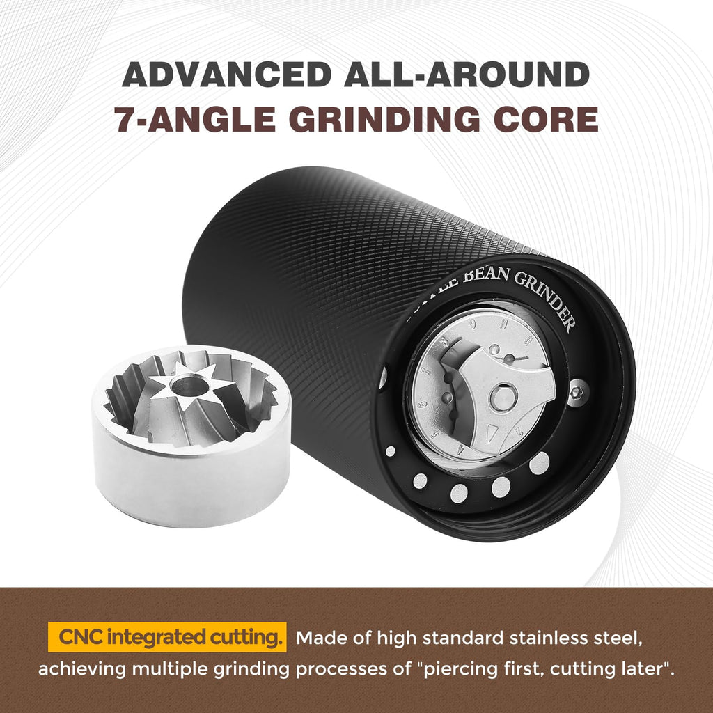 Manual Coffee Grinder with Stainless Steel Conical Burr X95547