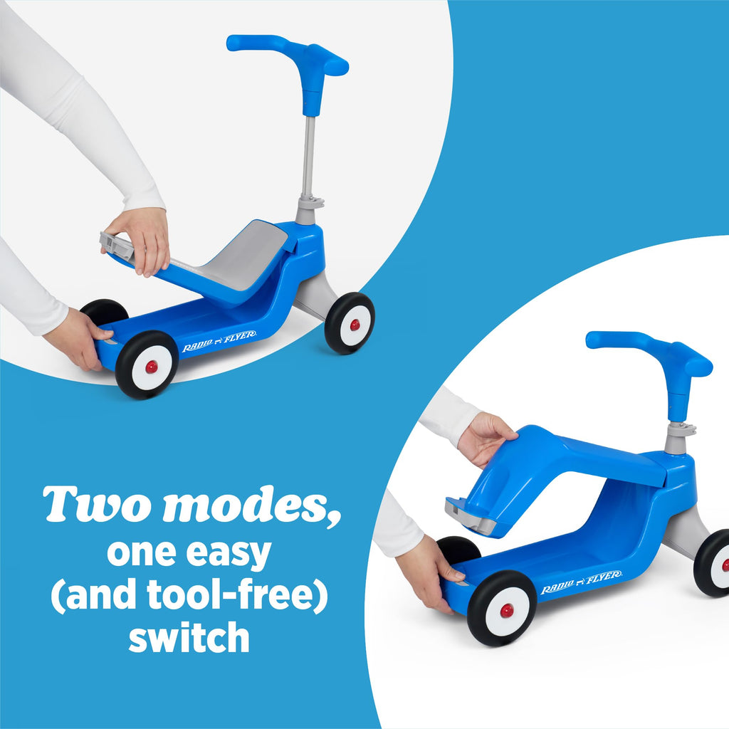 Blue/Red/Pink 4-Wheel Kids Scooter A99776