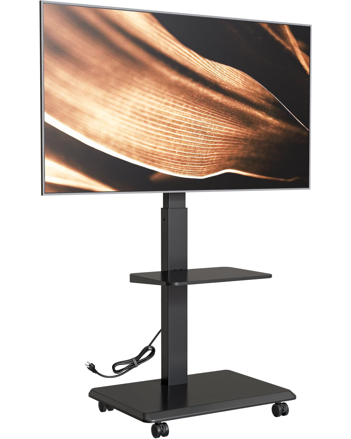 Rolling TV Stand with Power Outlet for 32-75 inch TVs R675