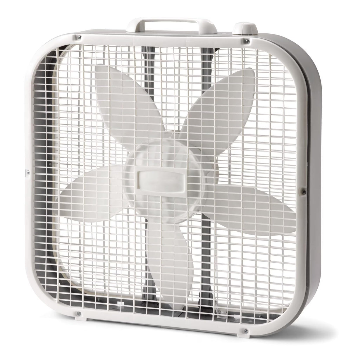 20" Classic Box Fan with 3 Speeds, White L19627