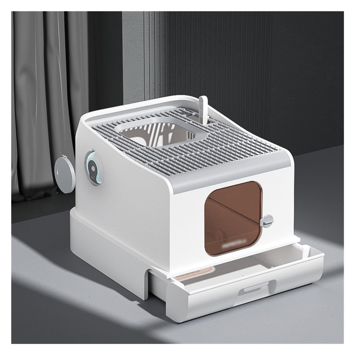 Fully Enclosed Extra Large Cat Litter Box with Lid S632404