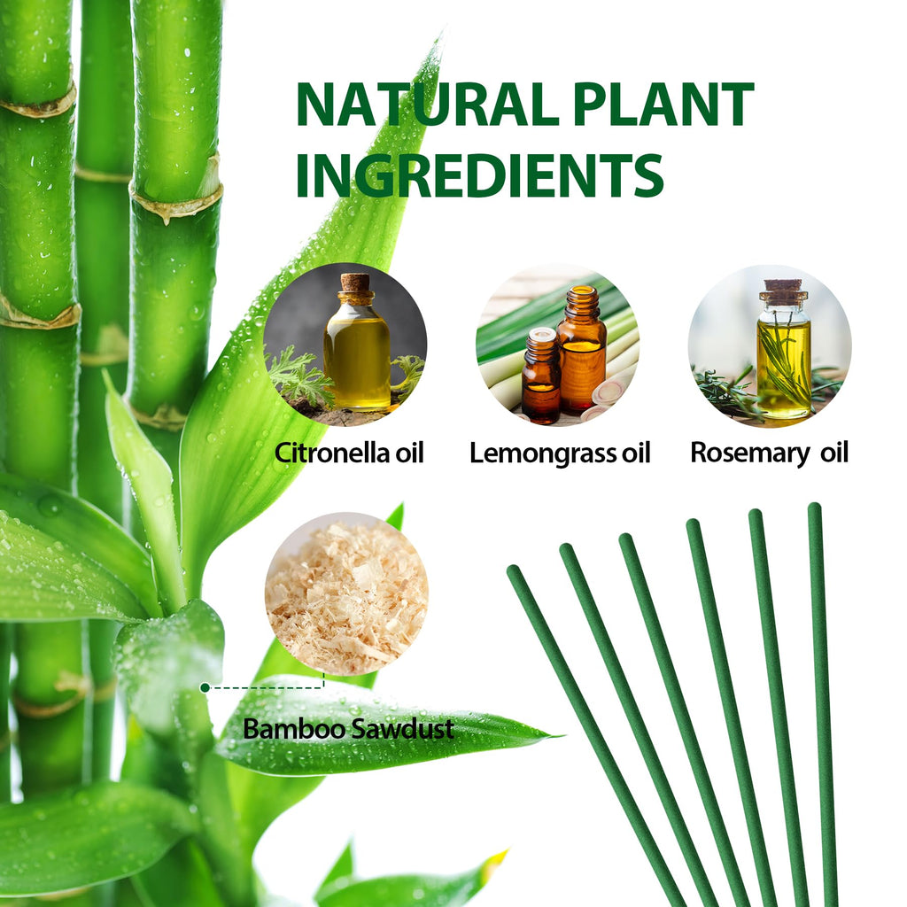 Mosquito Repellent Incense Sticks with Citronella Oil, 120 Count M576930