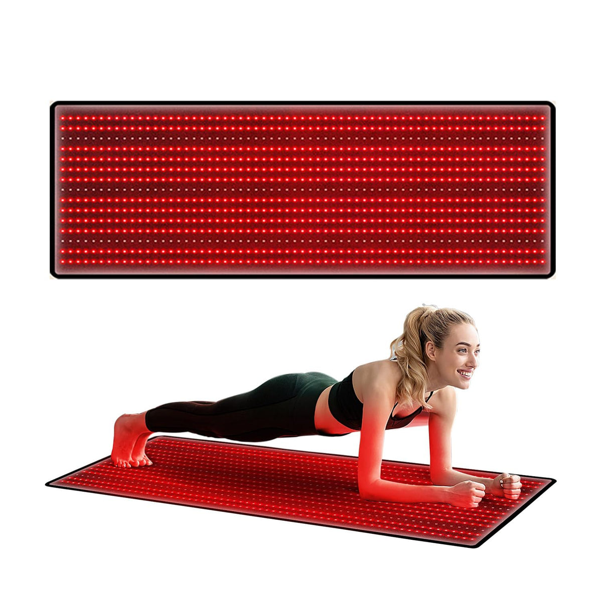 Red Light Therapy Mat 3840pcs LED 660nm 850nm 71''x 32'' T5676