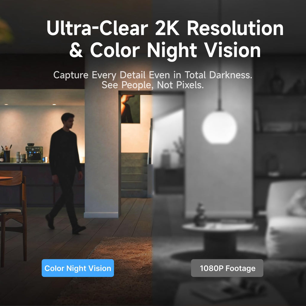 2K Dual Lens Indoor Security Camera U68175
