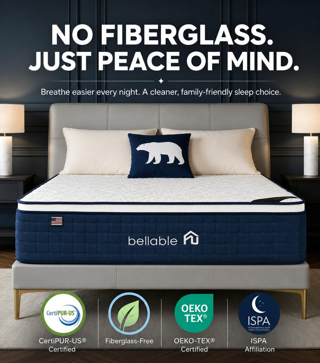 Full XL 14 Inch Cooling Gel Memory Foam Pocket Spring Mattress C1848