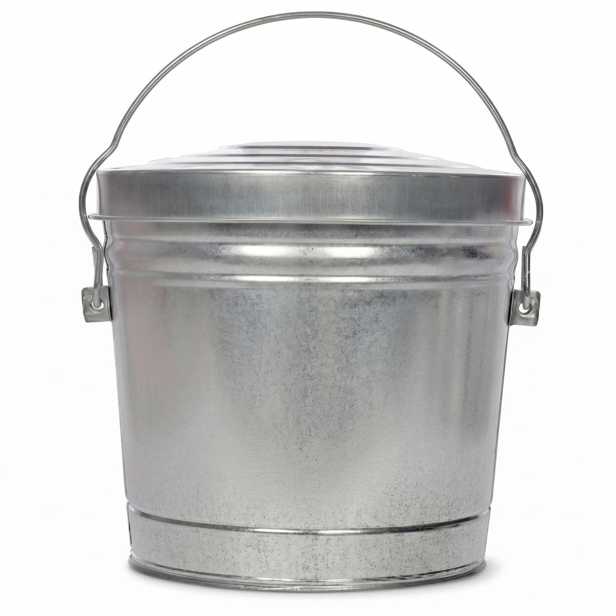 6 Gallon Galvanized Steel Locking Lid Storage Can G383