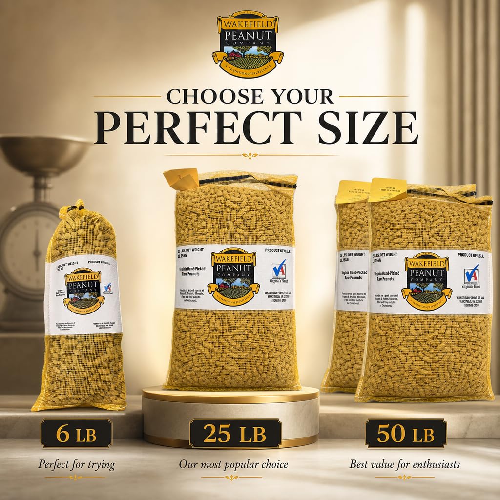 In-Shell Peanuts 25 LB Bag T250