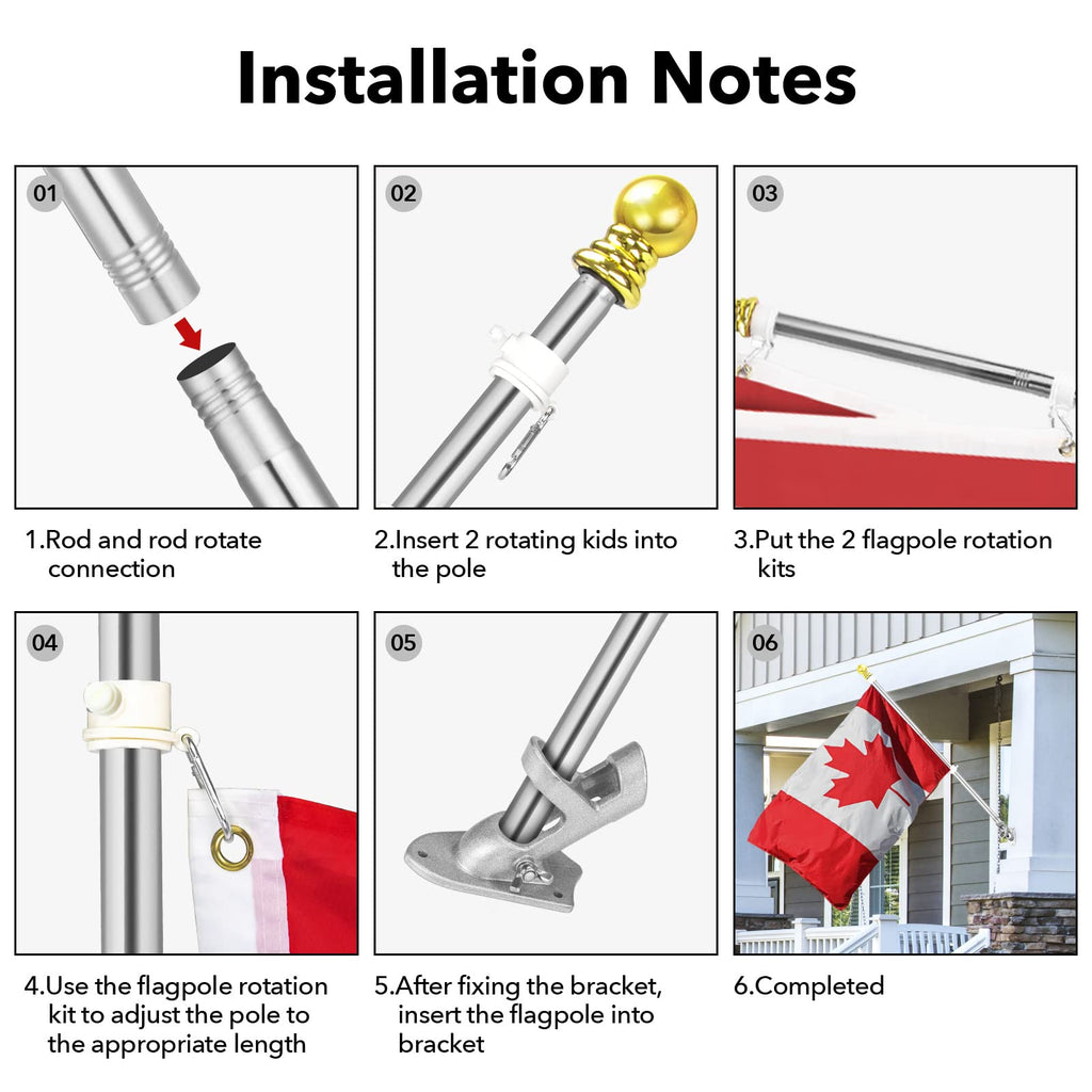 Aluminium Alloy Flag Pole Holder Bracket I2327