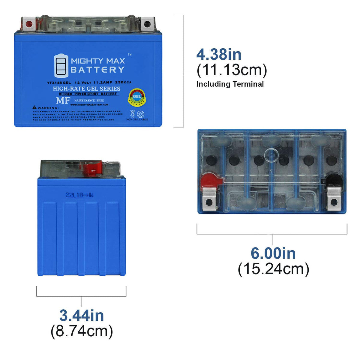 12V 11.2Ah GEL Battery L664762