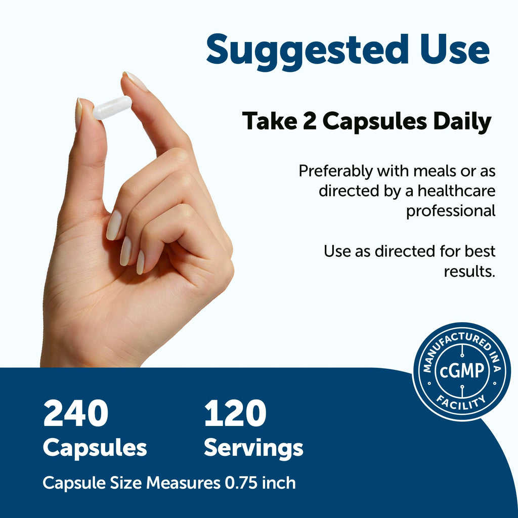 240 Capsules Multivitamin with B Complex & Methylfolate L881