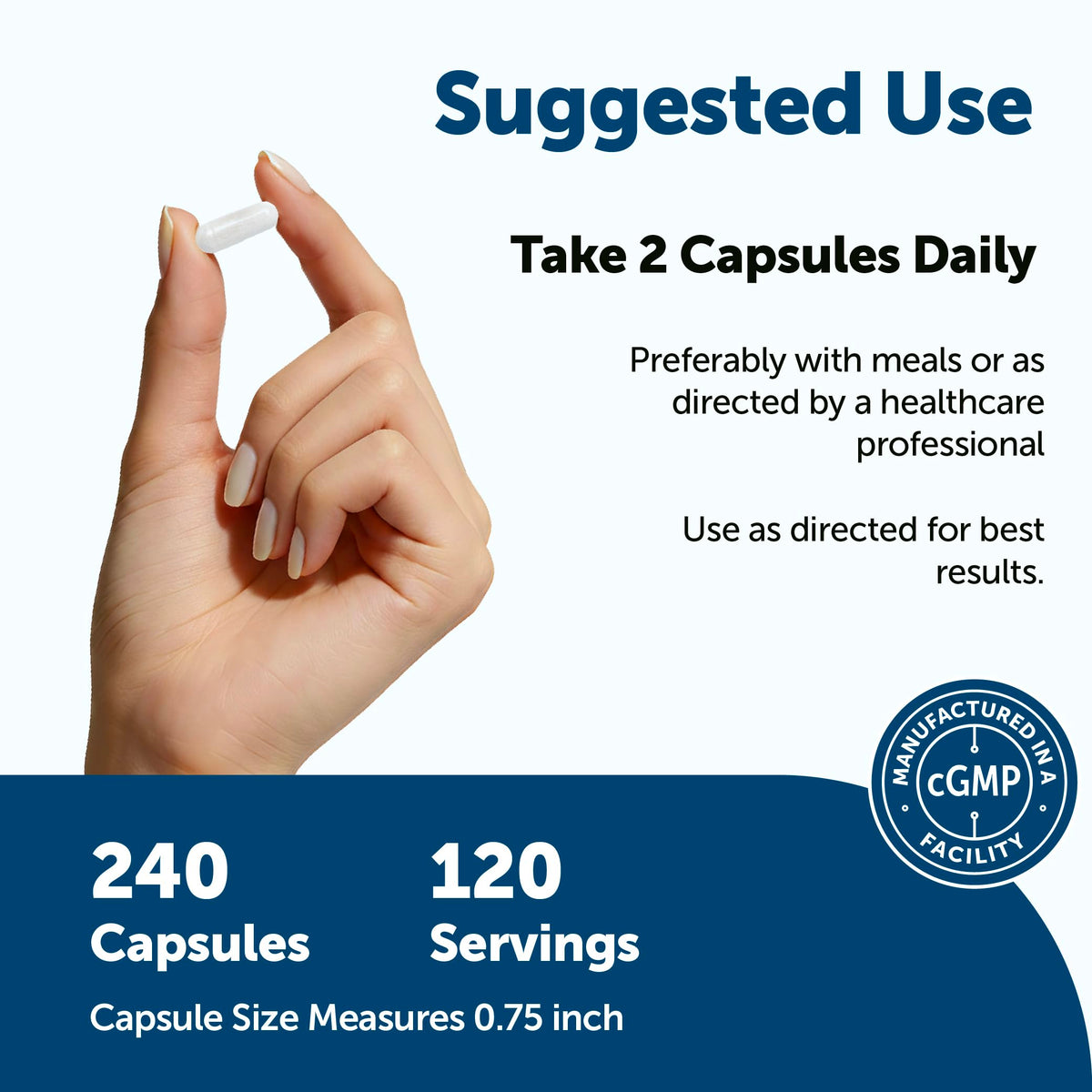 240 Capsules Multivitamin with B Complex & Methylfolate L881