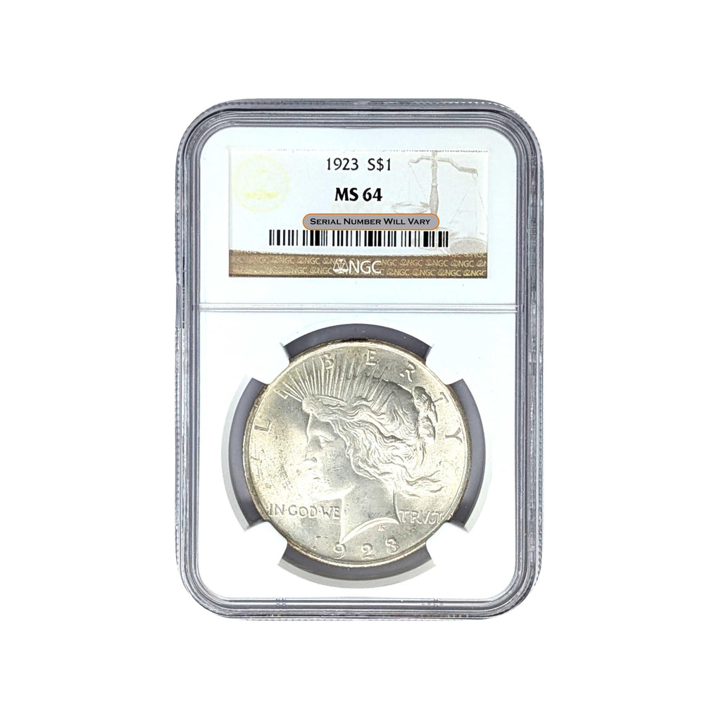 Peace Silver Dollar U36644