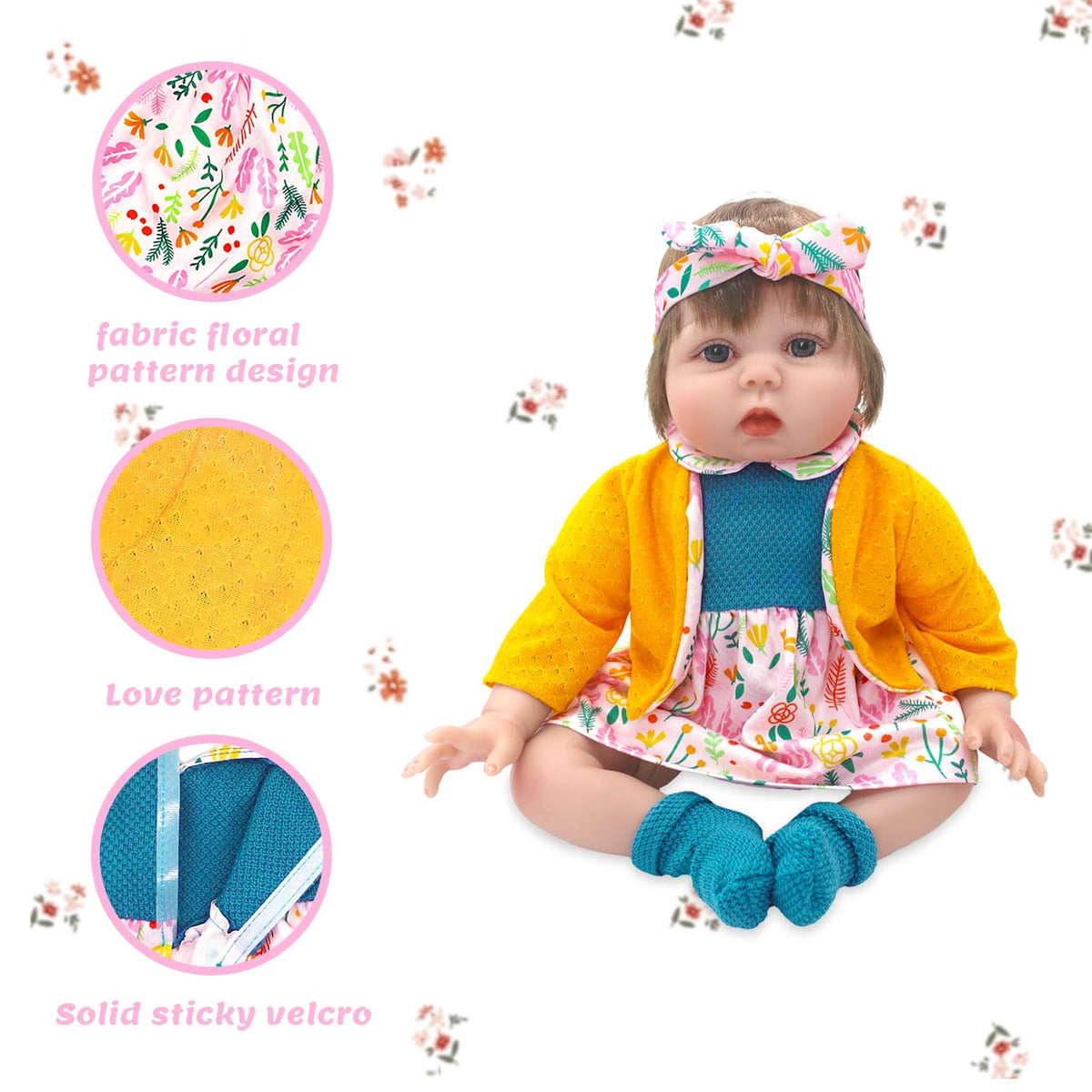 Reborn Doll Clothes for 20-22 Inch Dolls C833
