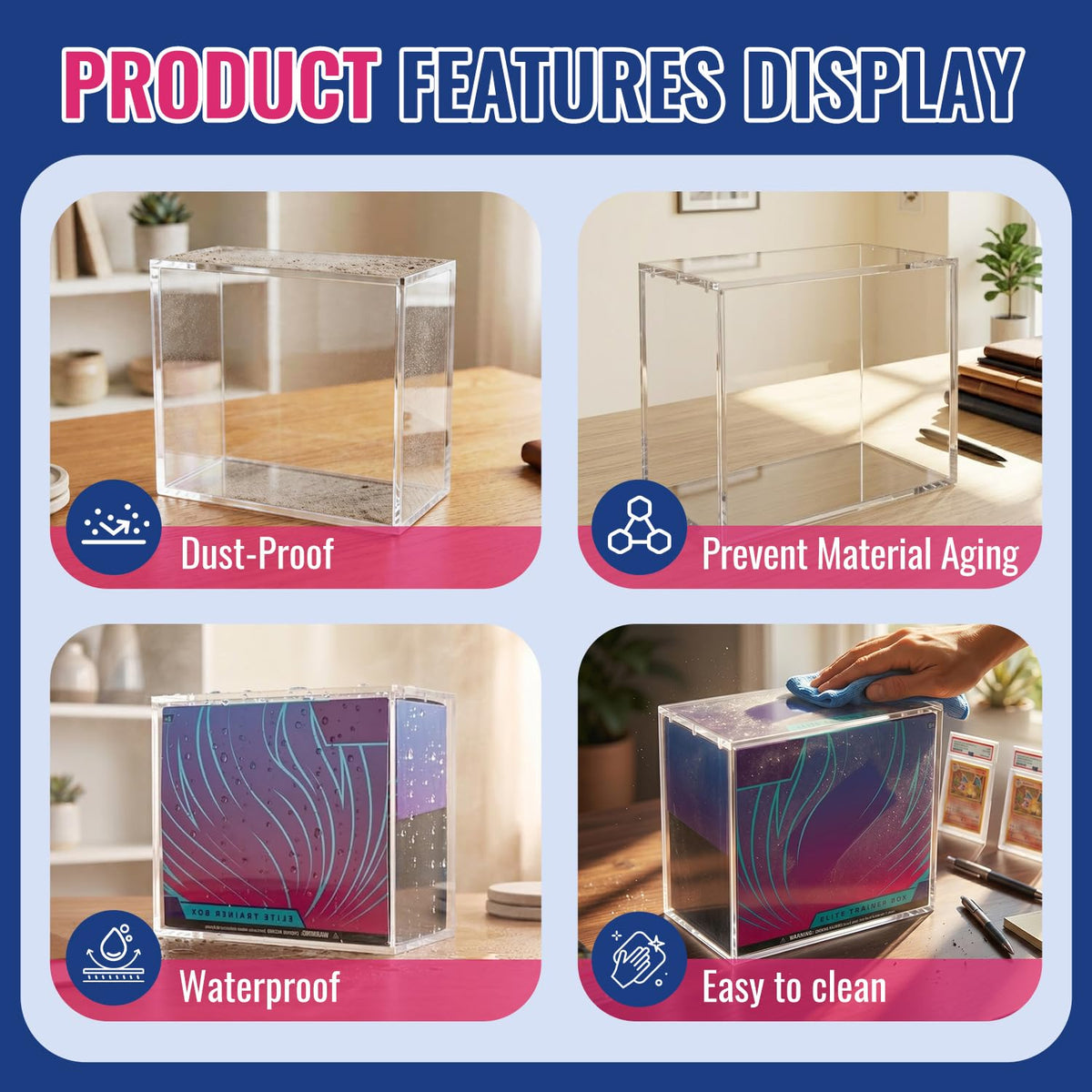 Clear 5mm Acrylic Display Case F58974