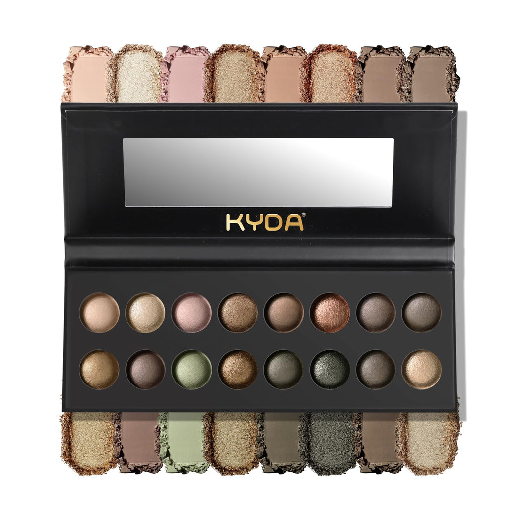 16 Colors Baked Eyeshadow Palette Matte Shimmer Finish S8362