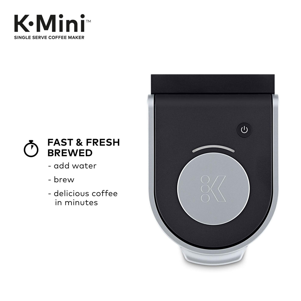 Single Serve K-Cup Pod Coffee Maker, Black, 40 Count T12465