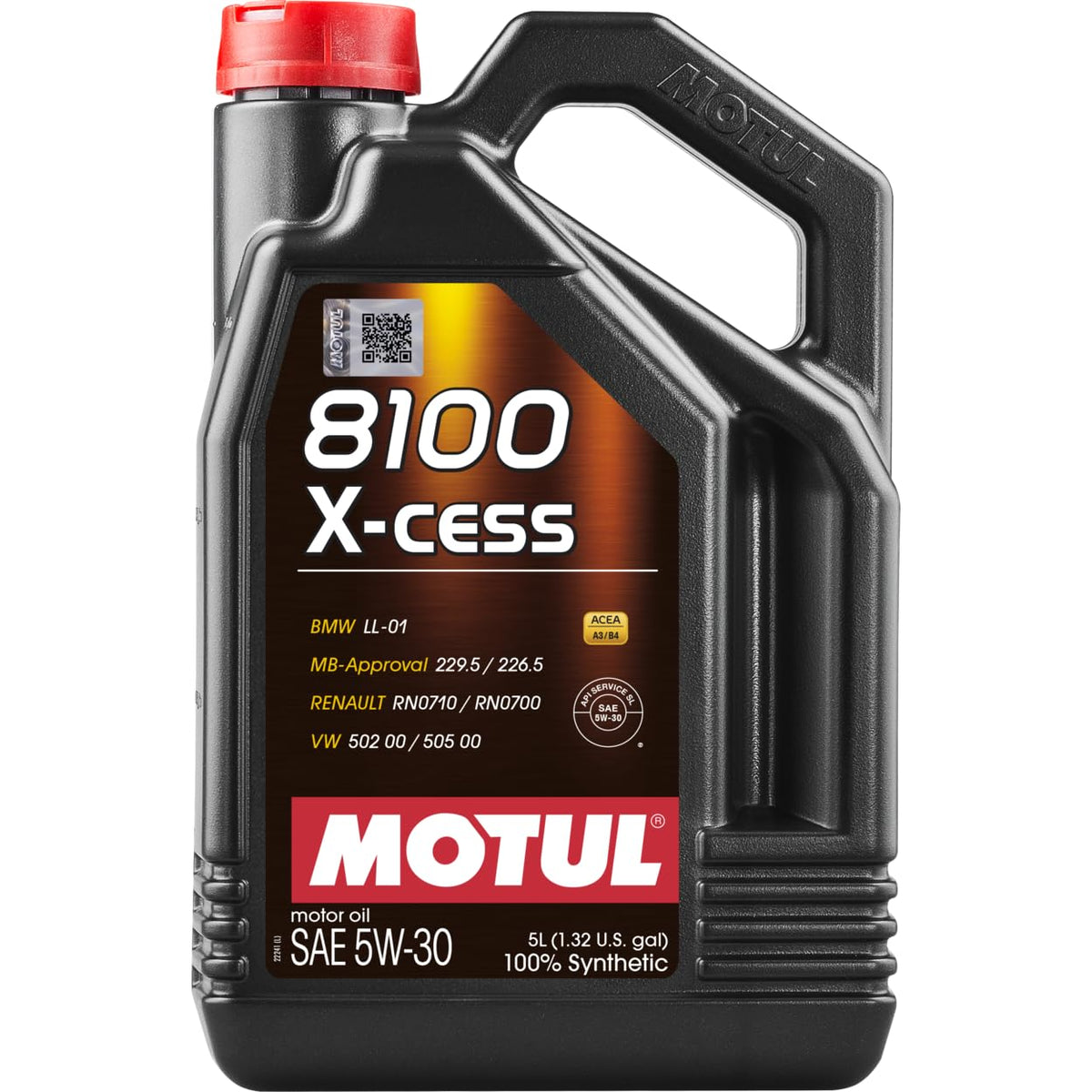 5W-30 100% Synthetic Engine Oil 5 L B8206