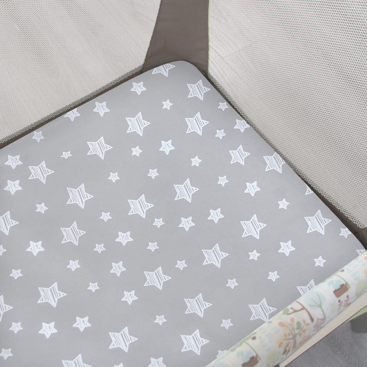 Pack and Play Sheets, Mini Crib Sheets, Stretchy Playard Fitted Sheet L689197