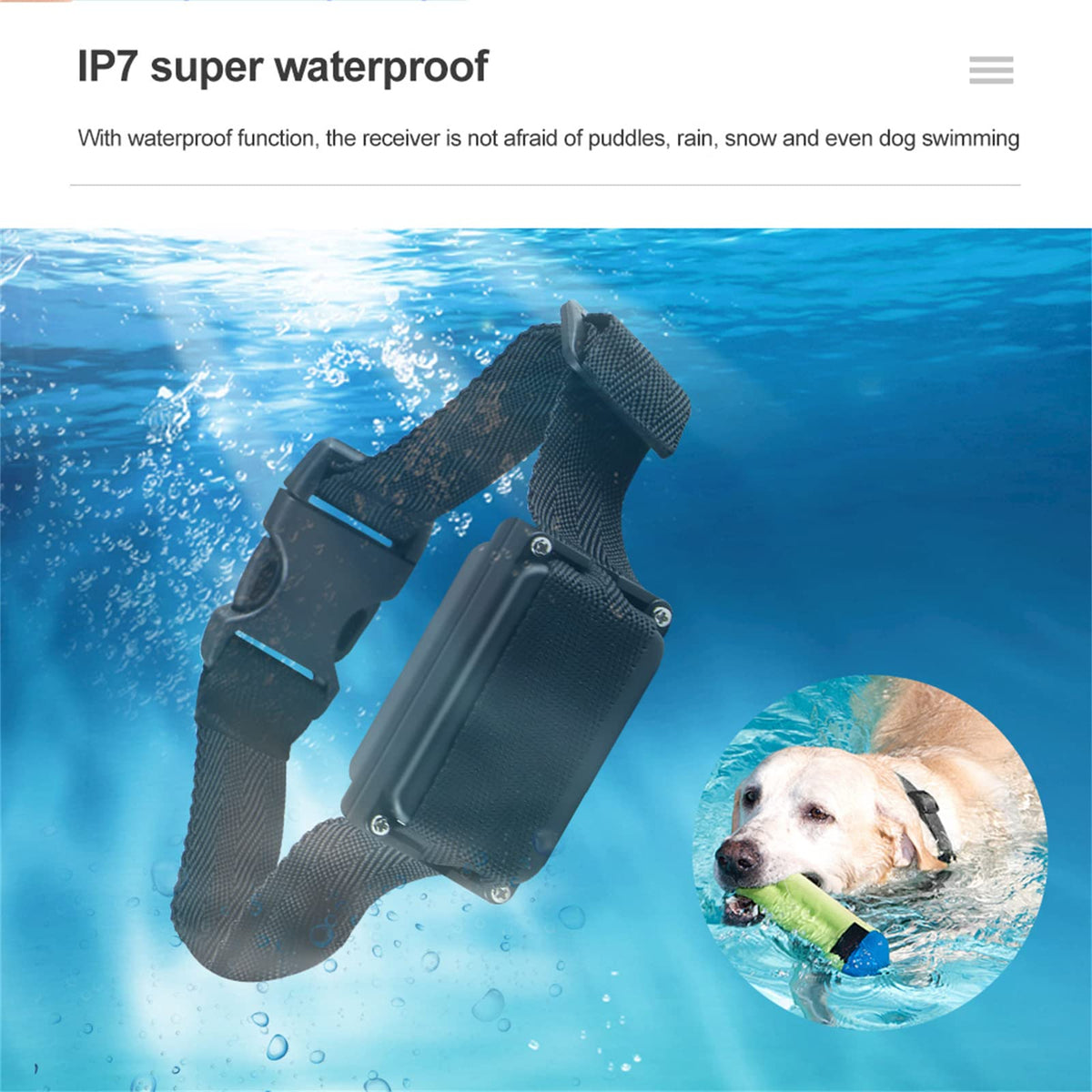 Electronic Dog Fence & Waterproof Training Collar System M340882