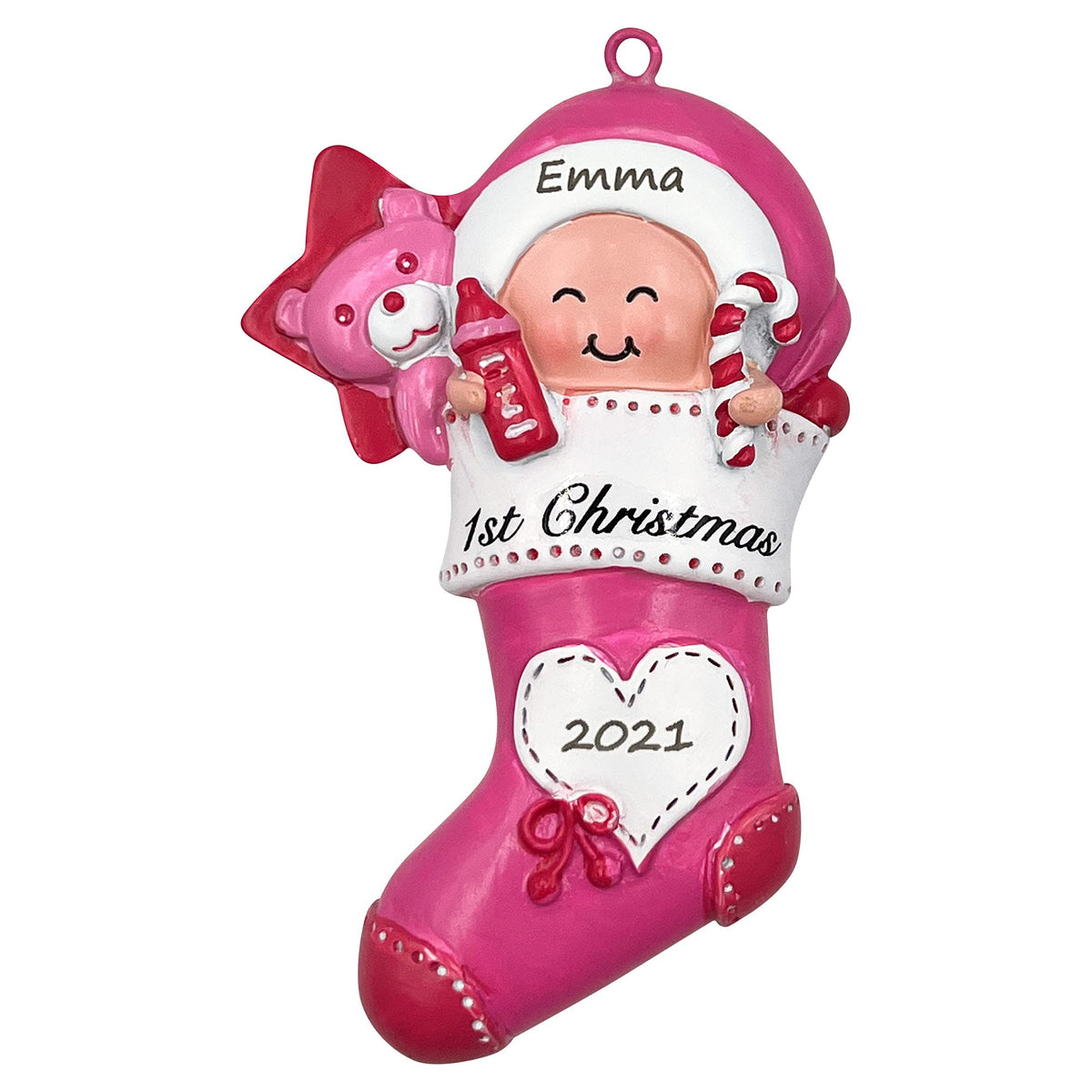Pink Baby Keepsake Ornament T1172