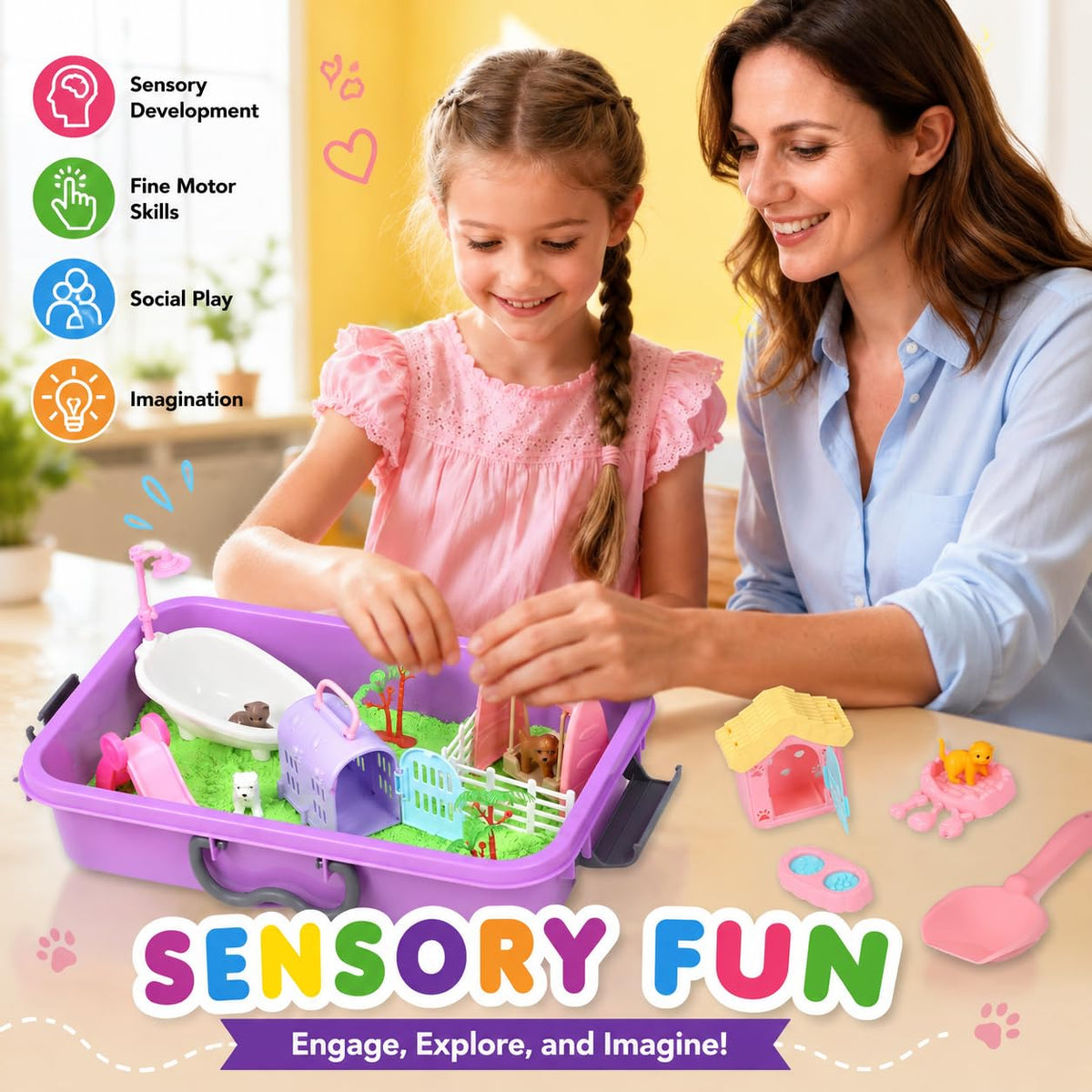 Pet Sensory Bin Sand Box Kit A141807