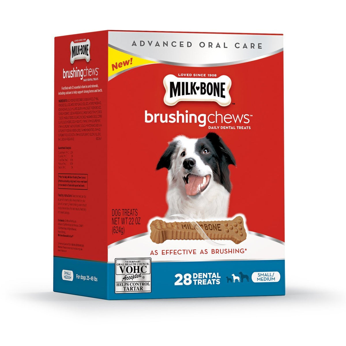 Brushing Chews Daily Dental Treats 22 Ounce 28 Bones M271582