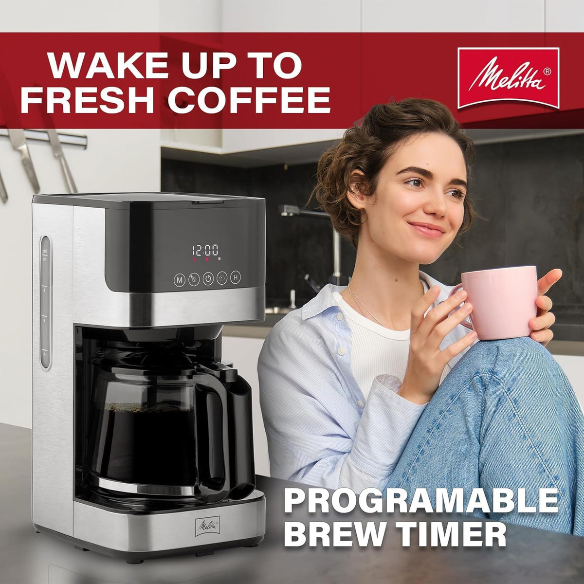 Glass 10-Cup Drip Coffee Maker L47317