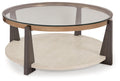 Round Glass Coffee Table T672070