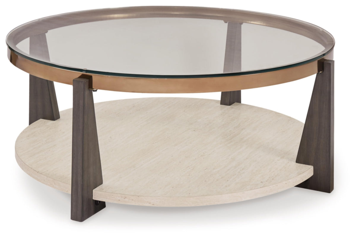Round Glass Coffee Table T672070