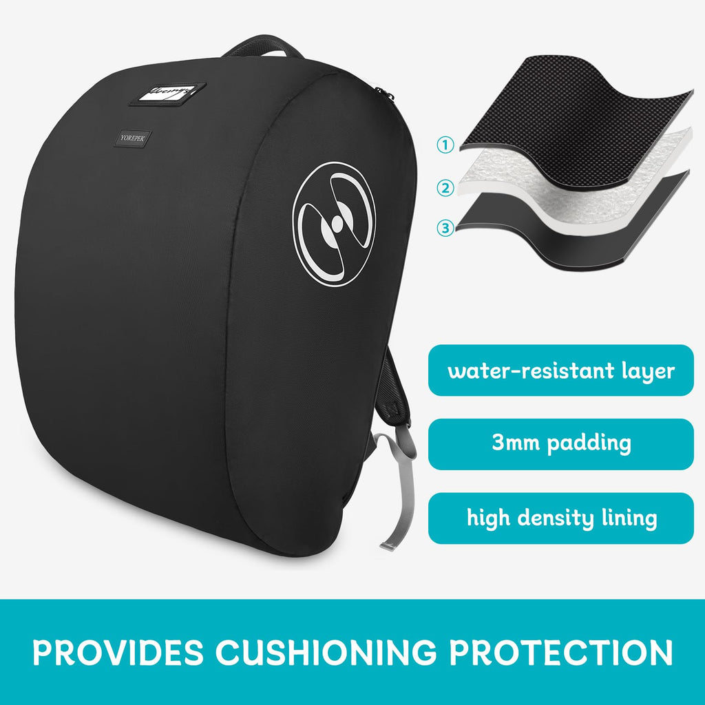 Padded Infant Car Seat Bag with Lockable Zipper L7024
