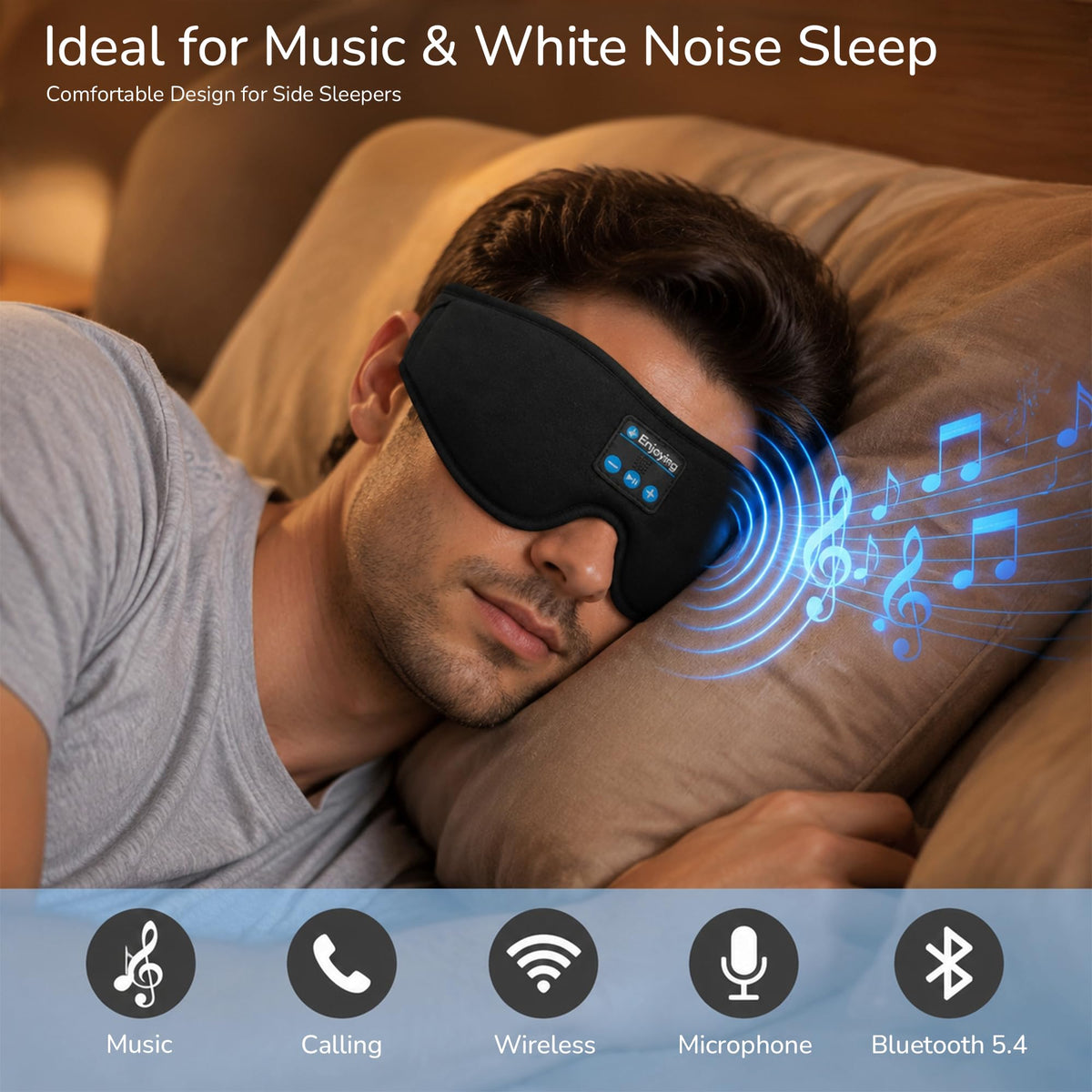 Bluetooth Sleep Mask D4874