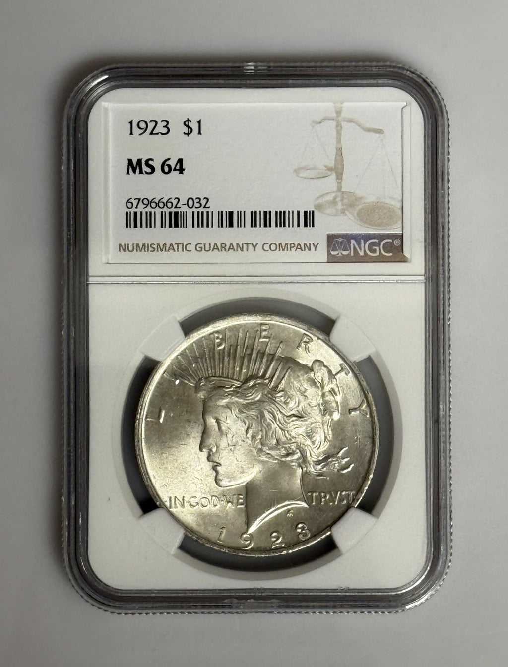 1923 Silver $1 Coin N15961