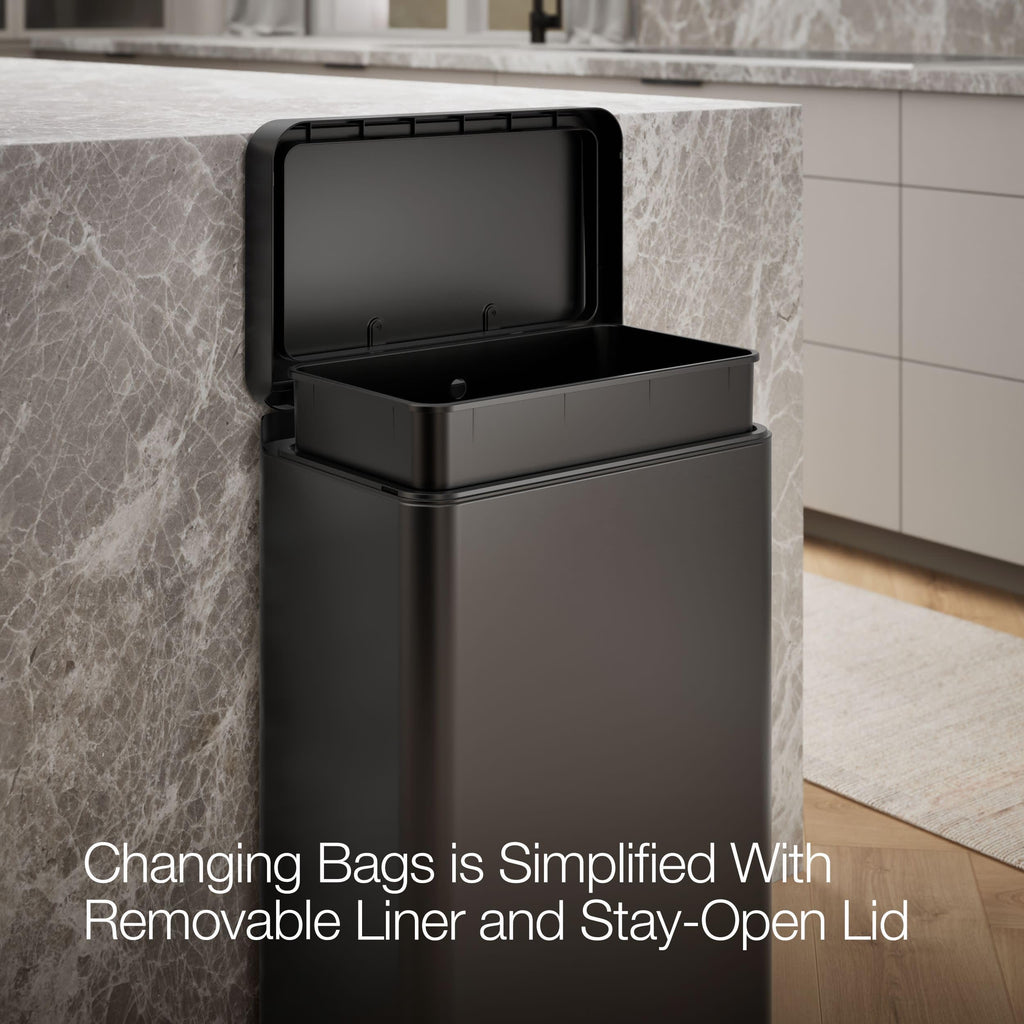13-Gallon Stainless Steel Step Trash Can X122