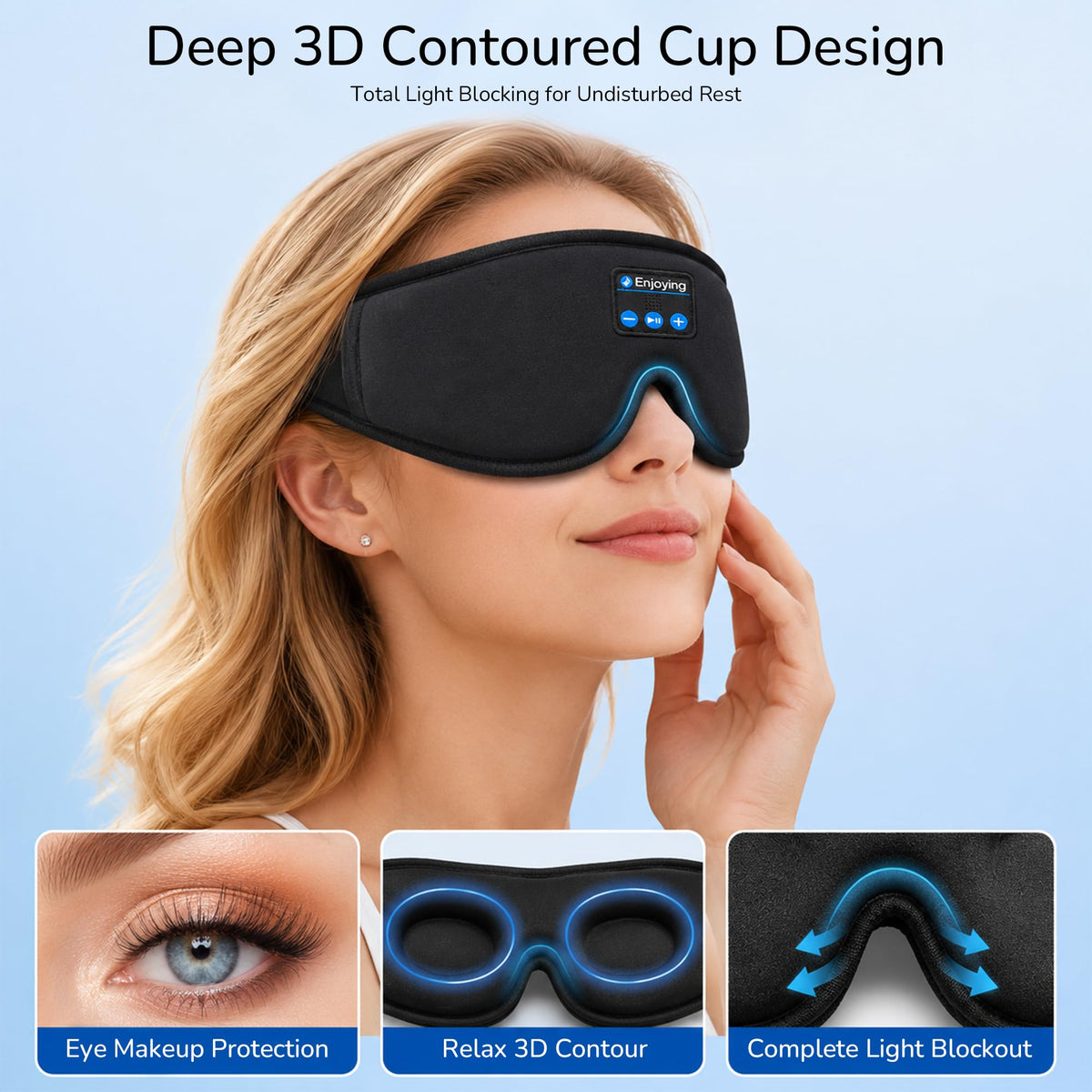 Bluetooth Sleep Mask D4874