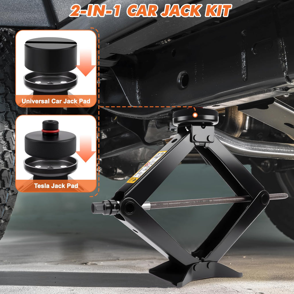 3 Ton Portable Scissor Jack Kit U88134