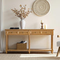 2-Drawer Oak Console Table H675