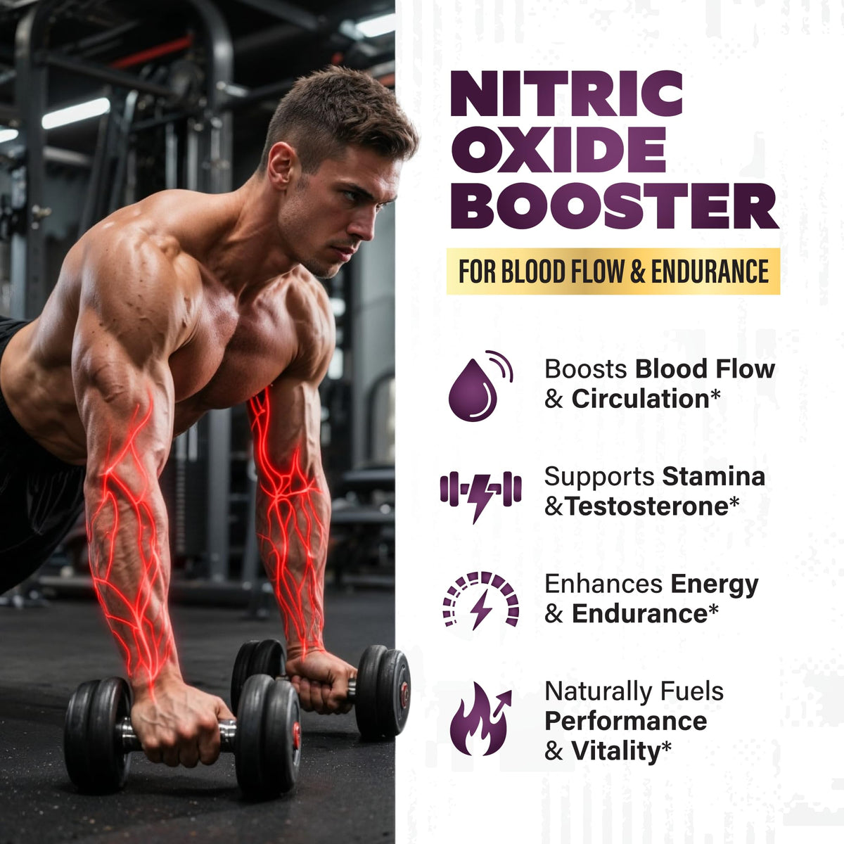 L-Arginine L-Citrulline Nitric Oxide Supplement 90 Capsules R4477