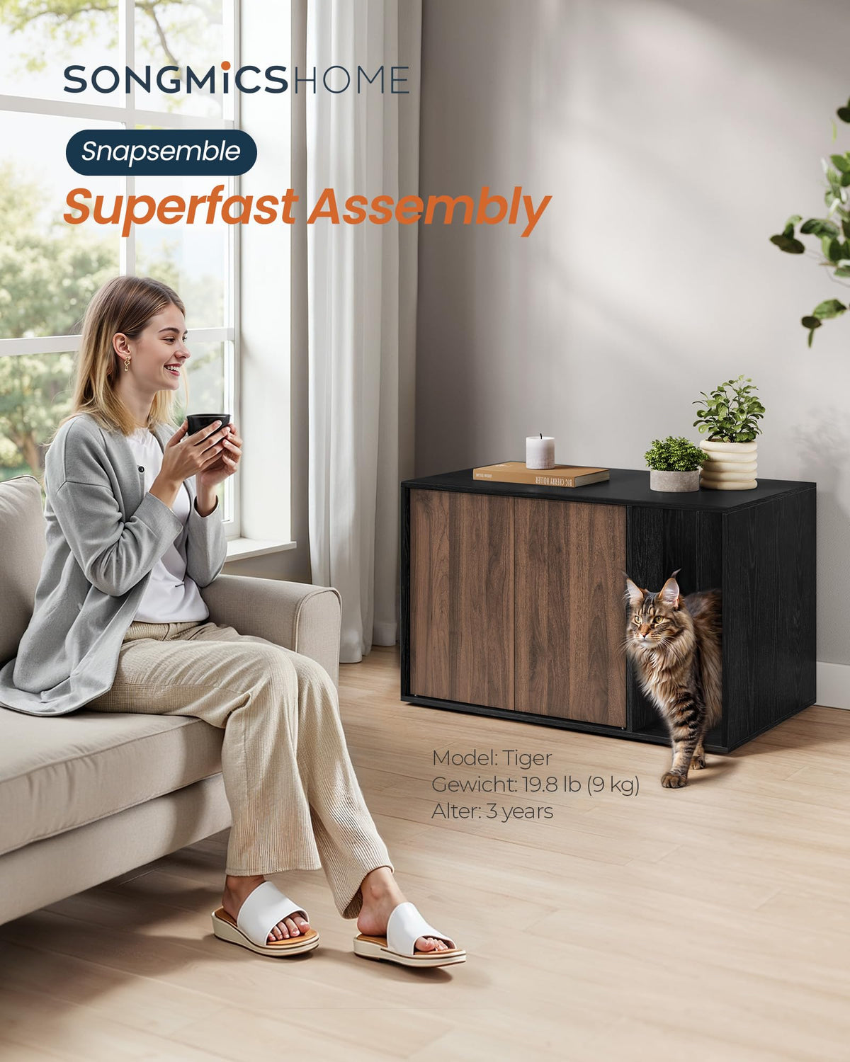 Cat Litter Box Enclosure C88672