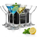 Unbreakable Plastic Martini Glasses, 8 oz Set of 6 X8257