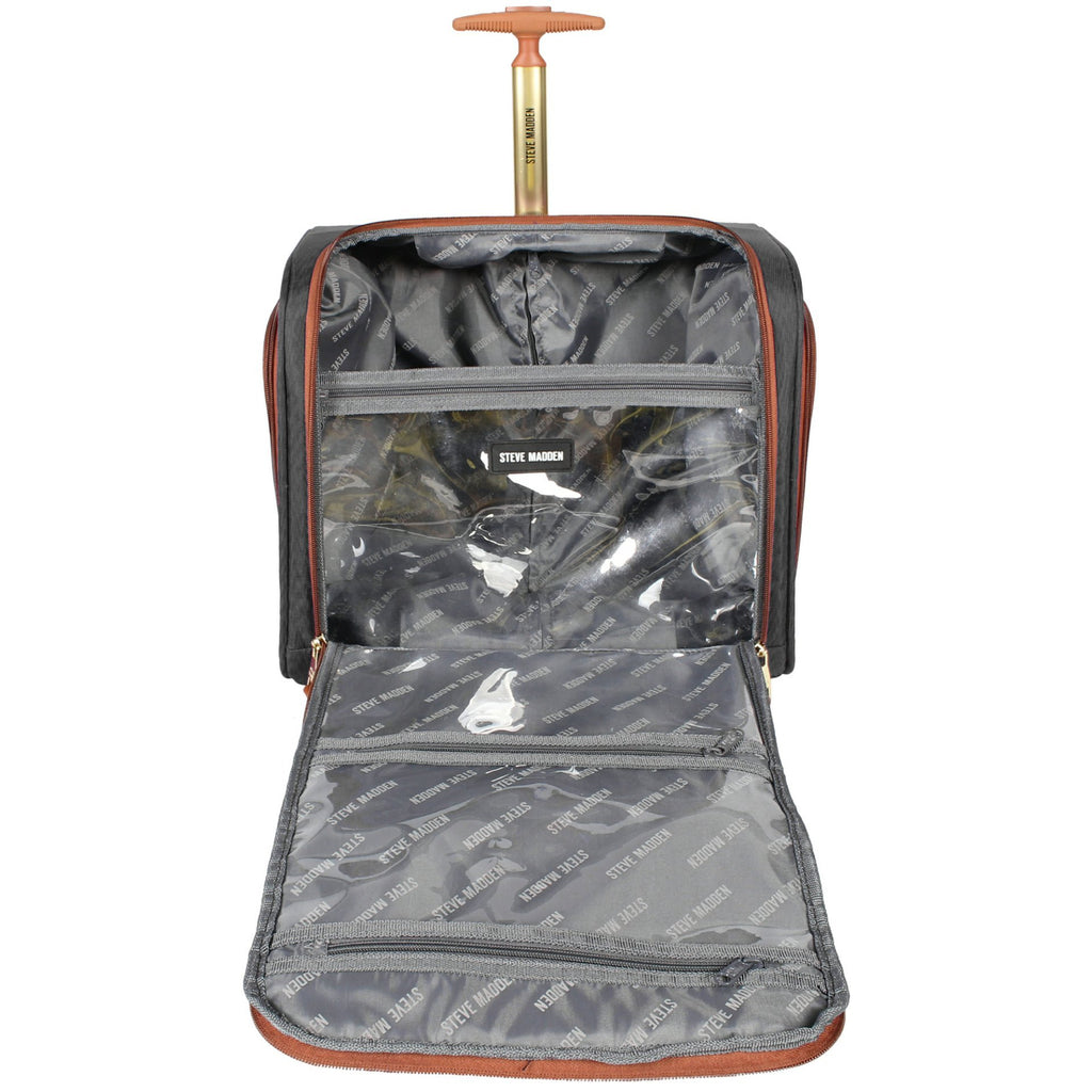 15 Inch Carry on Suitcase Black P691934