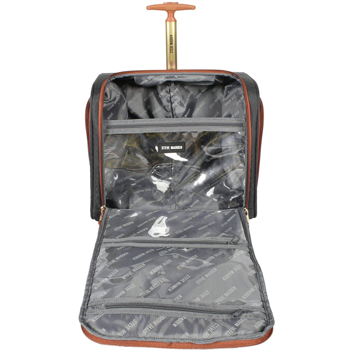 15 Inch Carry on Suitcase Black P691934