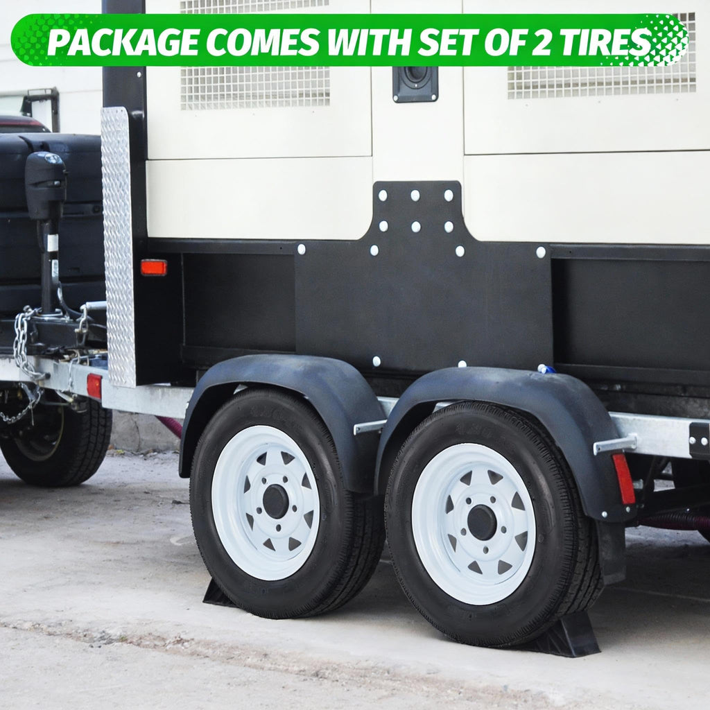 2 Pack 4.80x12 Trailer Tires with 12'' Rims U42891