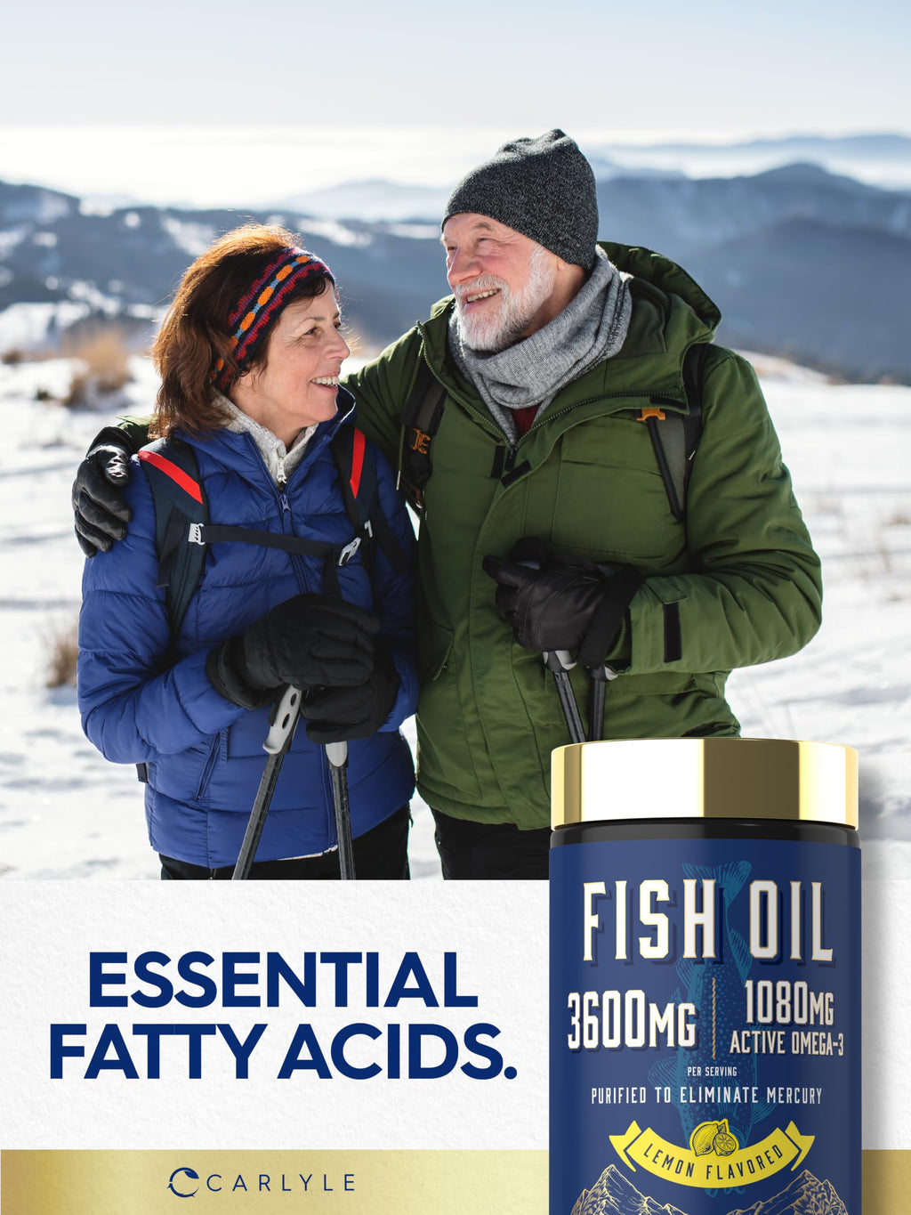 Fish Oil 3600mg 1080mg Omega 3 120 Count D147558